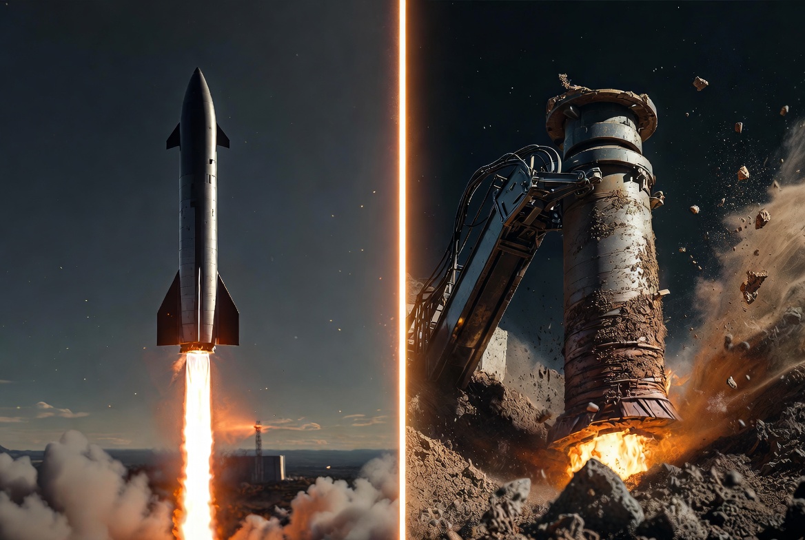 HyperDrone space and drilling systems